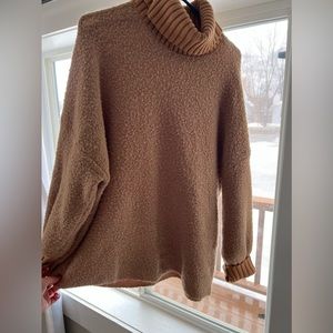 Aerie chill side cowl neck sweater